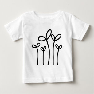 T-shirt Pour Bébé Jeunes pousses - Noir
