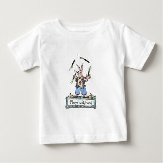 T-shirt Pour Bébé Jeux avec la nourriture