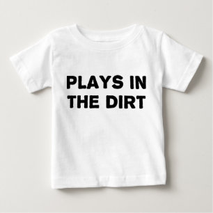 T-shirt Pour Bébé Jeux dans la saleté