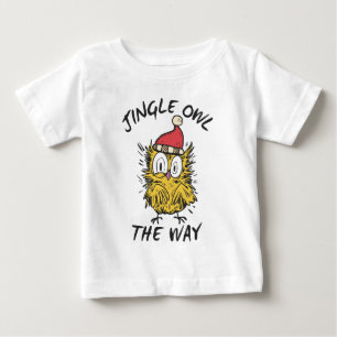 T-shirt Pour Bébé Jingle Owl en chemin Funny Père Noël Owl
