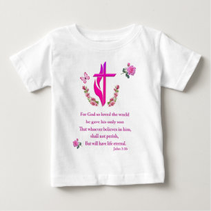 T-shirt Pour Bébé John 3:16