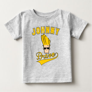 T-shirt Pour Bébé Johnny Bravo Collegiate Graphic