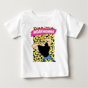 T-shirt Pour Bébé Johnny Bravo - Woah Momma