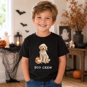 T-shirt Pour Bébé Joli équipage de momie Halloween Retriever doré Bo