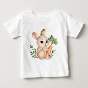 T-shirt Pour Bébé Joli petit lapin