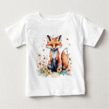 Joli renard floral
