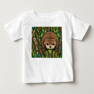 T-shirt Pour Bébé Jolie adorable petit bébé castor