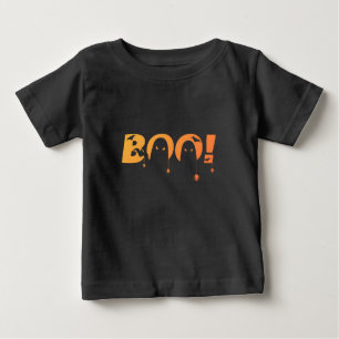 T-shirt Pour Bébé Jolie typographie effrayante avec chauves-souris e