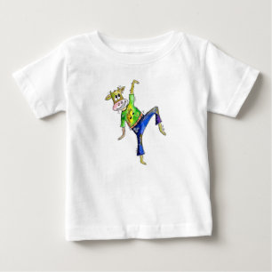 T-shirt Pour Bébé Jolie vache dansante Whimsical
