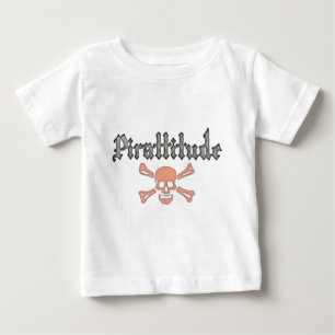 T-shirt Pour Bébé Jolly roger sanguin Pirattitude
