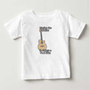 T-shirt Pour Bébé Jouer à la guitare est toujours une bonne idée. vi