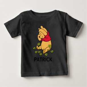 T-shirt Pour Bébé Jouer dans un patch Shamrock