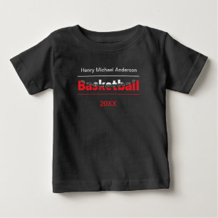 T-shirt Pour Bébé Joueur de basket-ball - Arche géométrique minimali