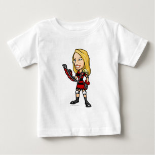T-shirt Pour Bébé Joueur du personnel de l'île Viola Krawk