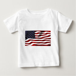 T-shirt Pour Bébé Jour de l'indépendance patriotique du drapeau amér