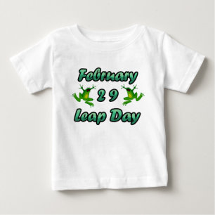 T-shirt Pour Bébé Jour du saut 29 février