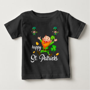 T-shirt Pour Bébé Joyeuse St Patrick Leprechaun Conception Irlandais