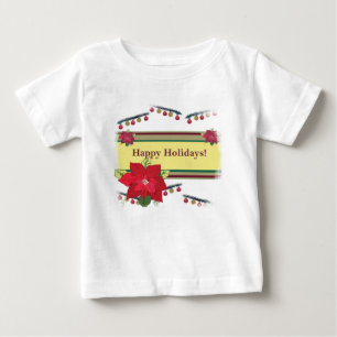 T-shirt Pour Bébé Joyeuses vacances Baby Shirt
