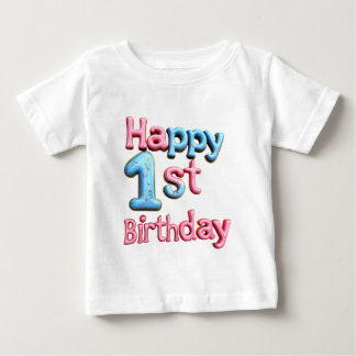 T-shirt Pour Bébé Joyeux 1er anniversaire - Joyeux 1er anniversaire
