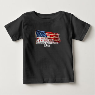 T-shirt Pour Bébé Joyeux 4 juillet - Jour de l'Indépendance