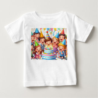 T-shirt Pour Bébé Joyeux anniversaire