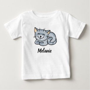 T-shirt Pour Bébé Joyeux chat