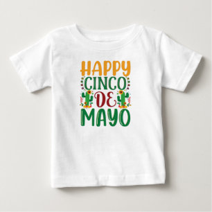 T-shirt Pour Bébé Joyeux Cinco de Mayo 5 de Mayo pour femmes Hommes 