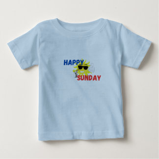 T-shirt Pour Bébé Joyeux dimanche 🌸 | Restez bénis et reconnaissant