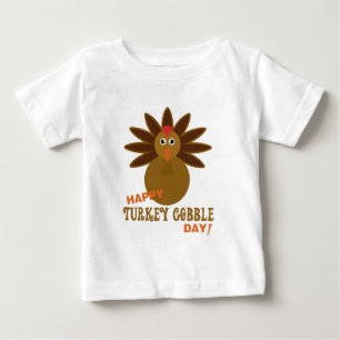 T-shirt Pour Bébé Joyeux Jour de la grogne turque Thanksgiving