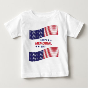 T-shirt Pour Bébé Joyeux Memorial Day