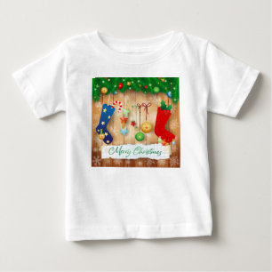 T-shirt Pour Bébé Joyeux Noël 