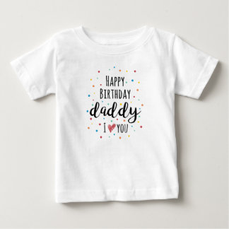 T-shirt Pour Bébé Joyeux papa d'anniversaire