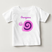 Joyeux Smiling Rose & Purple Snail; Nom Personnali
