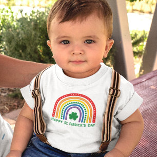 T-shirt Pour Bébé Joyeux St. Patrick's Day Rainbow