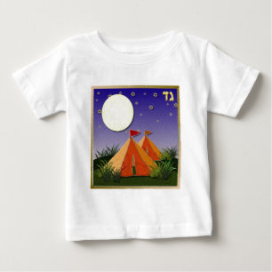 T-shirt Pour Bébé Judaica 12 Tribes of Israel Gad