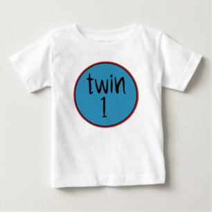 T-shirt Pour Bébé Jumeau 1