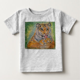 T-shirt Pour Bébé Jumper bébé avec tigres