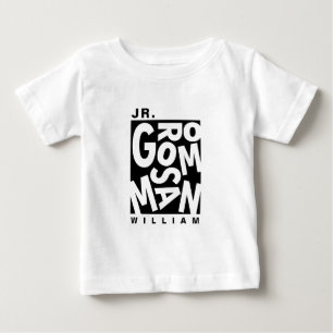 T-shirt Pour Bébé Junior Jr. Groomsman, mariage
