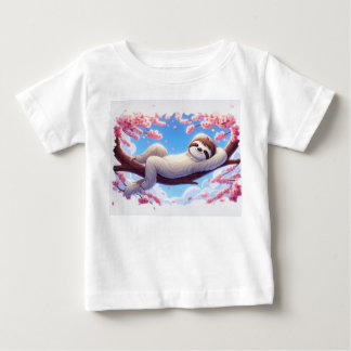 T-shirt Pour Bébé Juste en train de se pendre