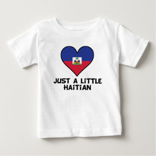 T-shirt Pour Bébé Juste haïtien