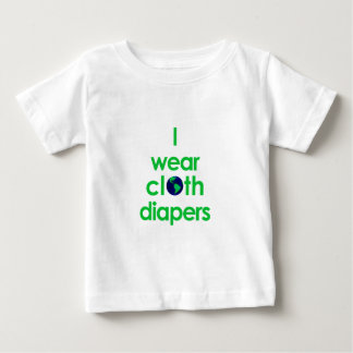 T-shirt Pour Bébé j'utilise des couches-culottes de tissu