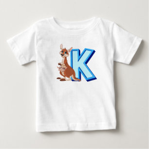 T-shirt Pour Bébé K pour kangourou