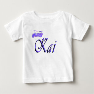 T-shirt Pour Bébé Kai Nom Avec Camion de Pompiers,