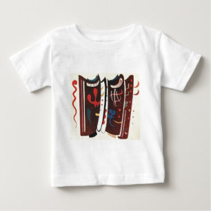 T-shirt Pour Bébé Kandinsky Brown avec Supplément Abstrait