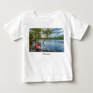 T-shirt Pour Bébé Kayak Flottant sur Table Rock Lake