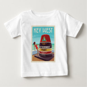 T-shirt Pour Bébé Key West Floride