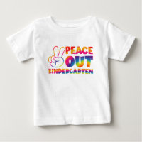 Kindergarten Tie Dye Dernier Jour D'École Peace Ou
