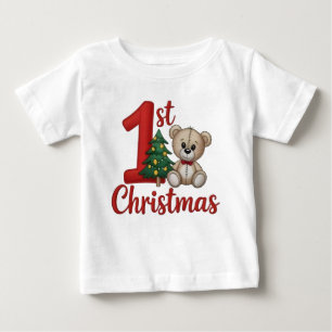T-shirt Pour Bébé Kit de broderie pour le 1er Noël de bébé – Célébre