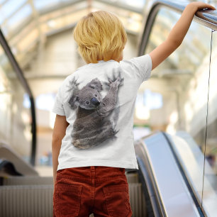 T-shirt Pour Bébé Koala Hang Sur Le Dos Cute Ours Australie Animal