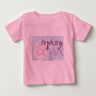 T-shirt Pour Bébé La Bible Amour Verse sur la Chemise Chrétienne Béb